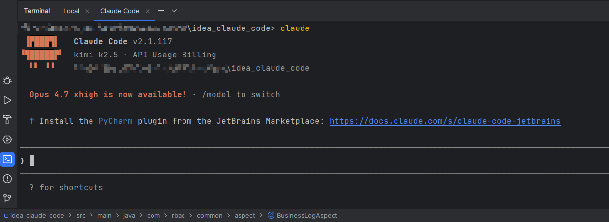 IDEA 搭配 Claude Code Assistant 插件-元一软件