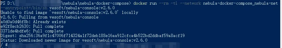 nebula容器方式安装：docker 安装nebula到windows-元一软件